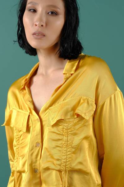 Chemise  jaune par Eva Kayan SS24 